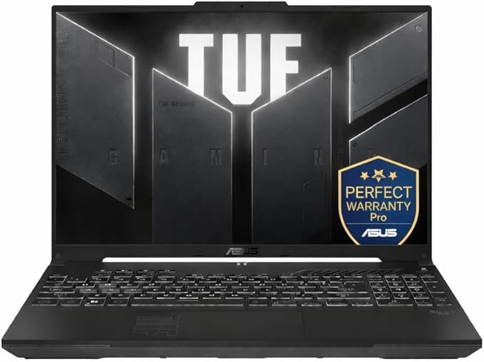 ASUS TUF Gaming F16 [FX607VJB-RL805W] Core 5-210H / DDR5 8GB / 512GB SSD/RTX™ 3050 6GB GDDR6 / FHD+ 16-Inch 144Hz / WIN 11/1 Year Perfect Warranty Pro